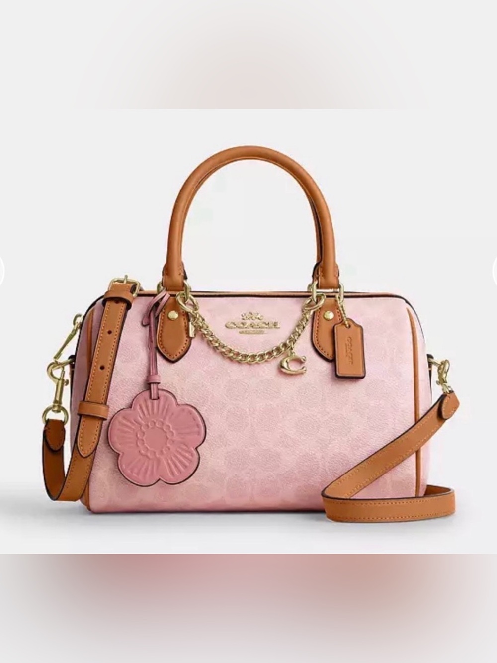 Coach Powder Pink Regular Rowan